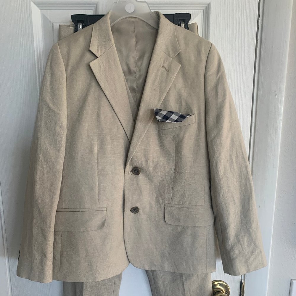 Boys 3-piece Linen Suit - Size 8